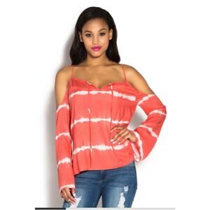 Lumiere Women’s Size Small Coral Top Army Green Short Set Bundle